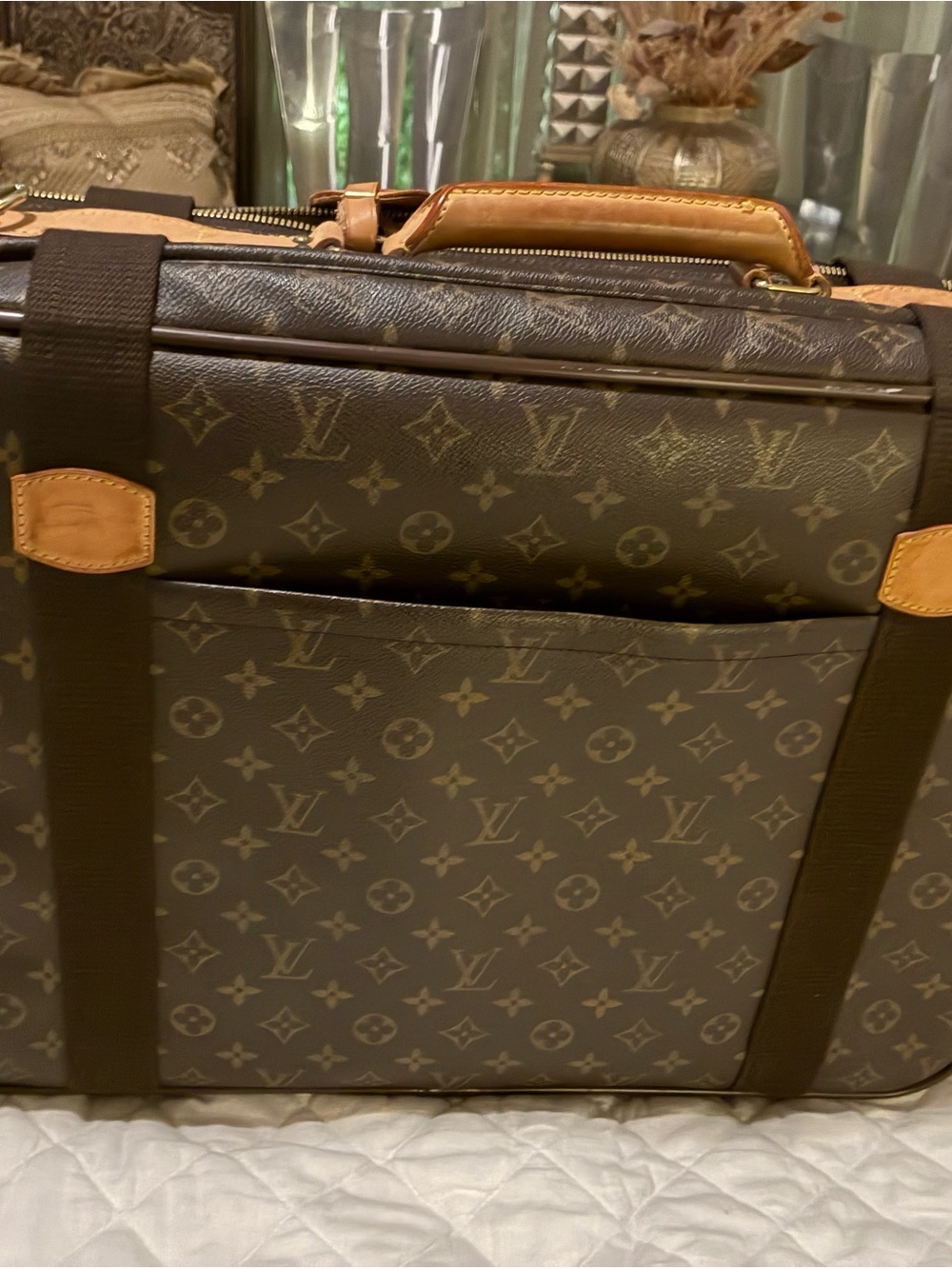 Louis Vuitton Brown Leather Travel Tag and Strap - Picture 4 of 7